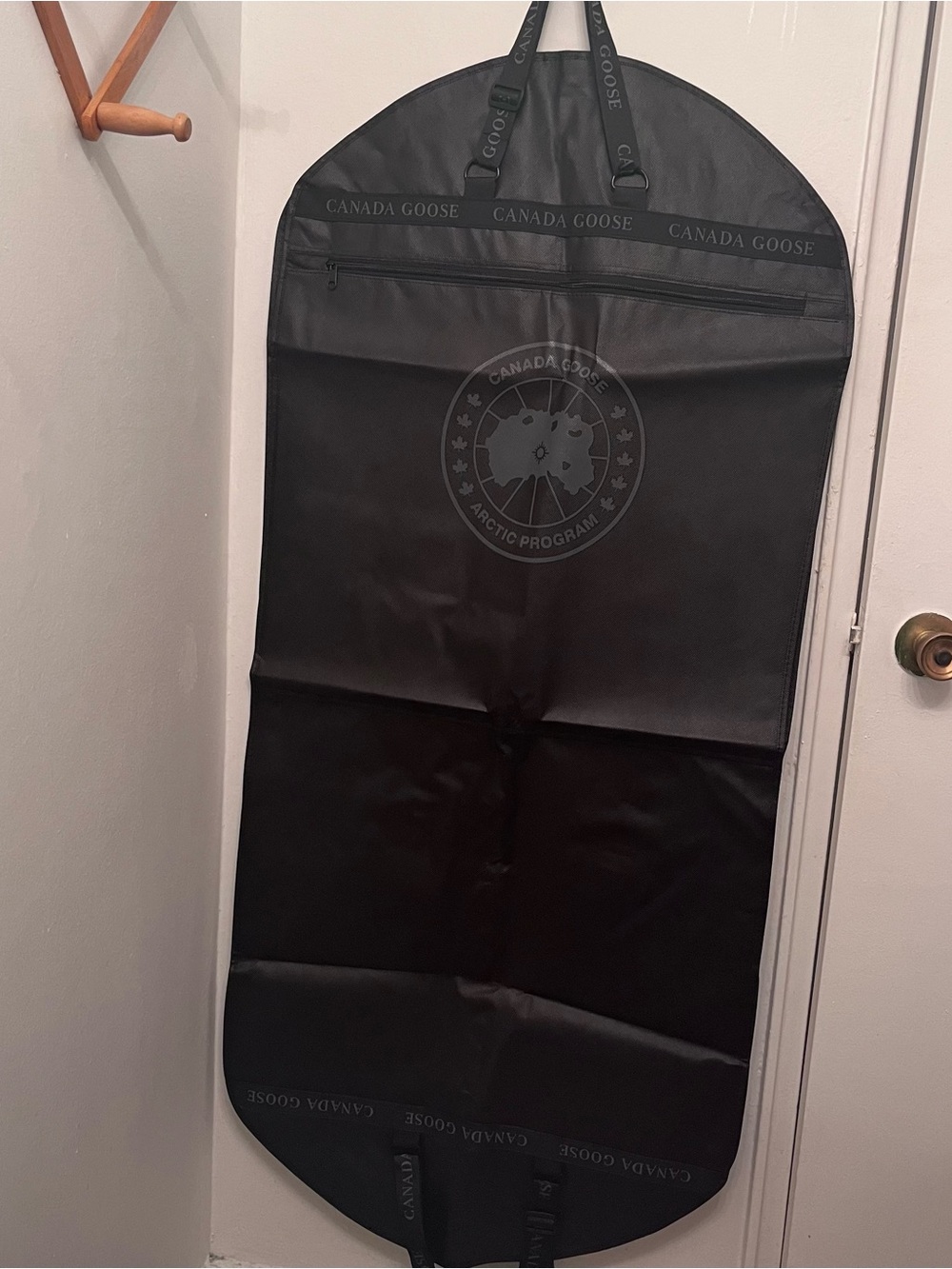 Canada Goose Black Logo Garment Bag